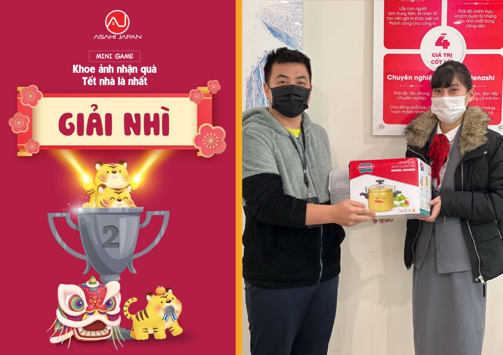 Kết quả và trao giải minigame “Khoe ảnh nhận quà – Tết nhà”