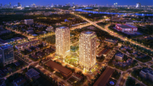 phoi canh dem cara river park